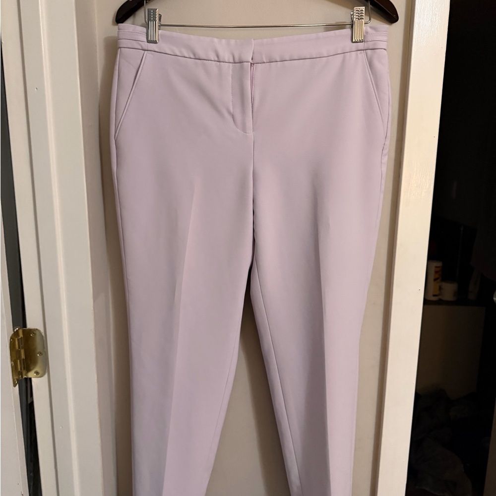 Ann Taylor Soft Lavender Ankle Pants